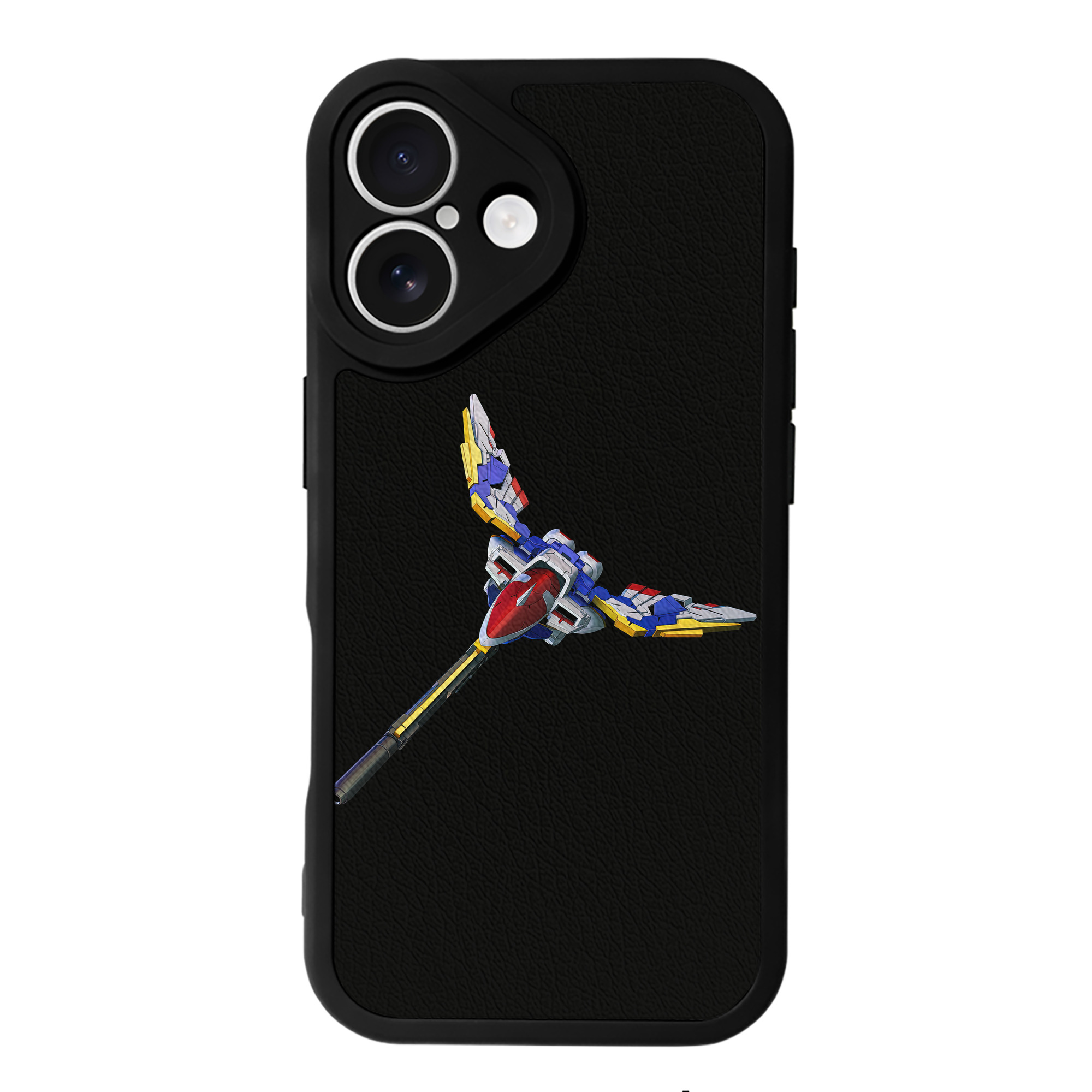 （画像用） 機動戦士ガンダム Mobile Suit Gundam 【iPhone 16シリーズ対応】シリコンスマホケース（レザー調） 材質：シリコン